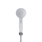 MILA Hydroflo Hand Shower - MBHC0200CM, Hand Shower with Chrome Hand Shower, Single Function, Full Spray