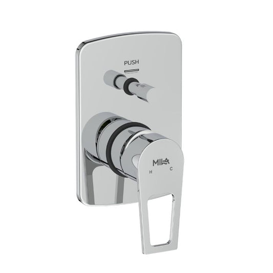 Floro Single Lever Exposed Part Kit (Trim) - High Flow Diverter - 45mm