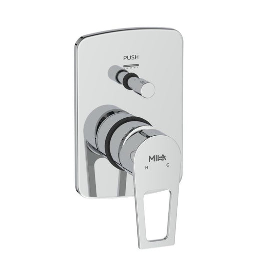 Floro Single Lever Exposed Part Kit (Trim) - 3 Inlet Diverter