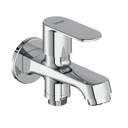 Bijou Bib Tap 2-in-1 with Wall Flange