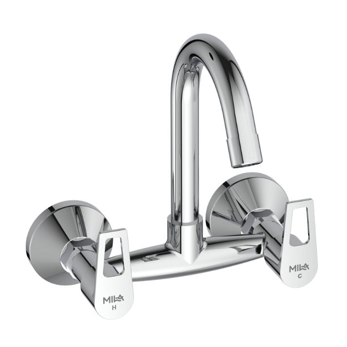 Floro Two-Handle Kitchen Mixer (Wall Mount)