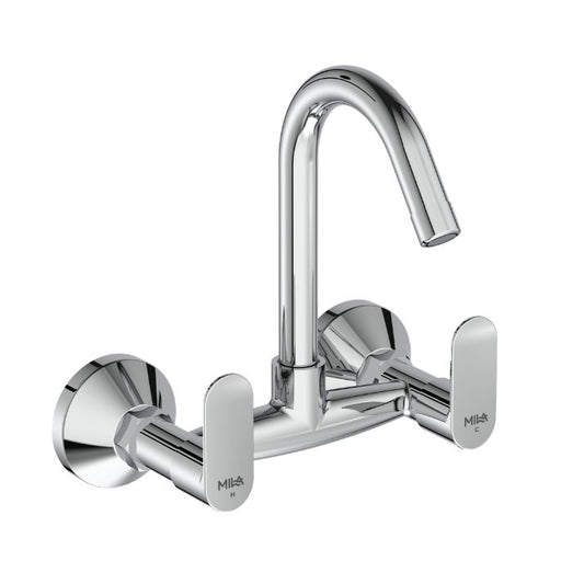 Bijou Two-Handle Kitchen Mixer (Wall Mount)