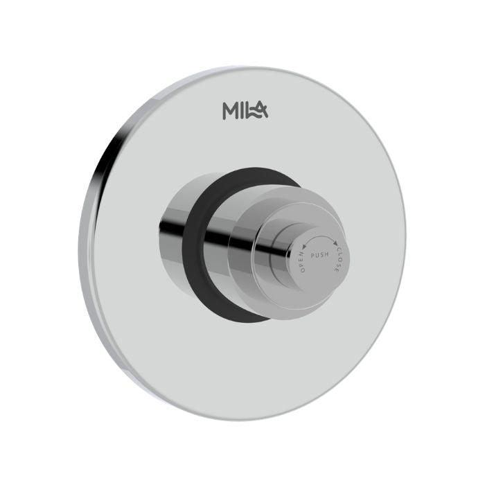 Turbo Dual Flush Valve - Concealed Push Type (32mm) with Round Flange