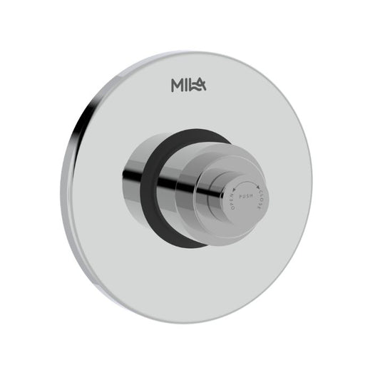 Turbo Dual Flush Valve - Concealed Push Type (32mm) with Round Flange