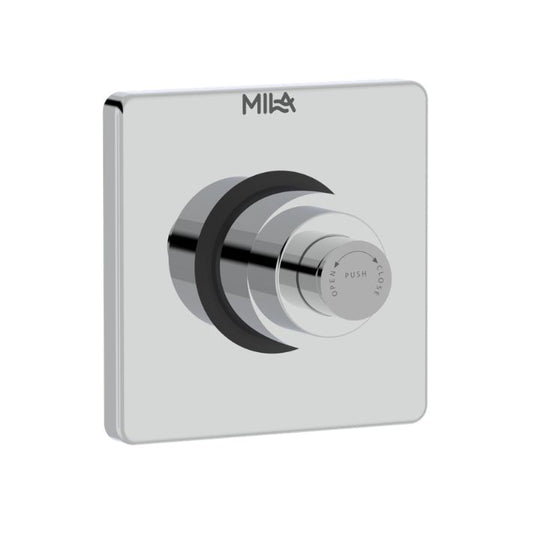 Turbo Dual Flush Valve - Concealed Push Type (40mm) with Square Flange