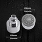 Mila Presso Shower Head- ABS shower head surface with chrome finish, Single function, MSXXC0003, rain flow